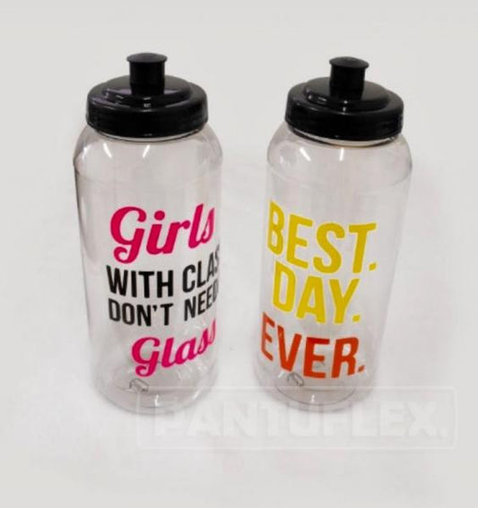 Botes de agua para boda y XV 1 litro con vinil