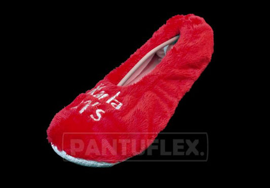 Balerinas Mayoreo Peluche Roja