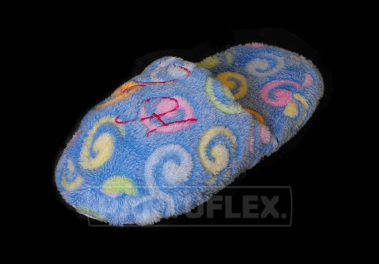 PROVEEDORES DE PANTUFLAS PELUCHE HURACANES AZUL