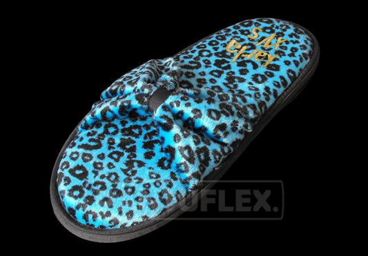 MOÑO LEOPARDO TURQUESA