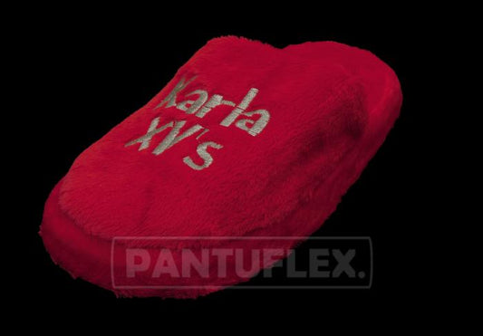 PROVEEDORES DE PANTUFLAS Peluche Rojo