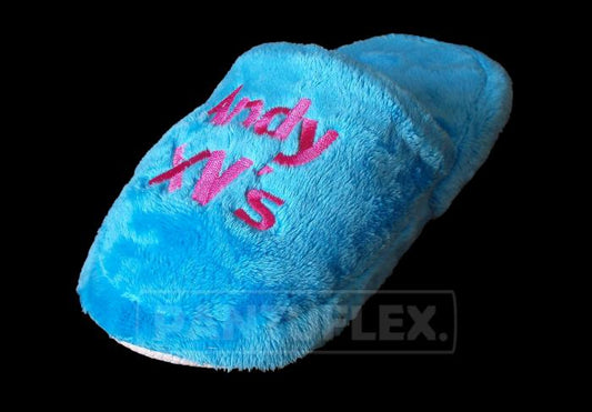 PANTUFLAS PARA BODA MAYOREO Peluche Turquesa